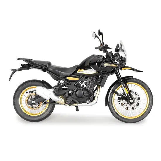 1:12 NEW HIMALAYAN 450 SCALE MODEL COLLECTIBLE  MINIATURE BIKE - BLACK(GOLD)