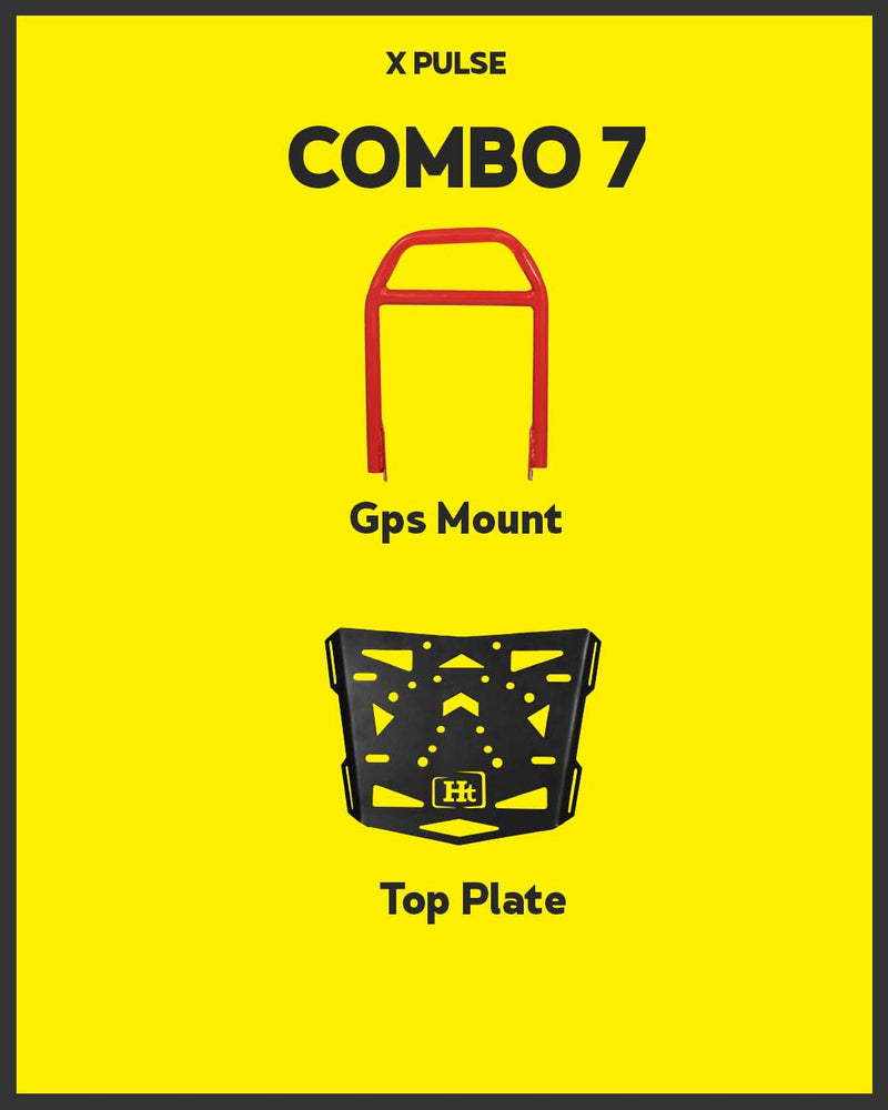 COMBO 7 XPULSE GPS Mount + Top Plate – HT EXHAUST