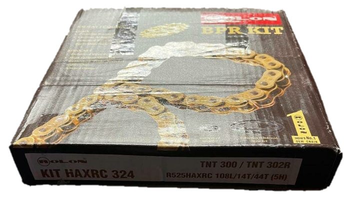 BENELLI TNT300/302R BRASS X RING CHAIN SPROCKET KIT