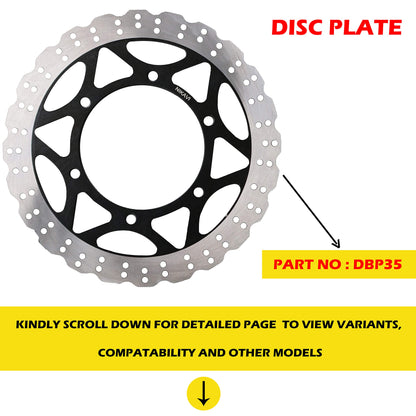 Kawasaki ninja 300 front disc plate by nikavi