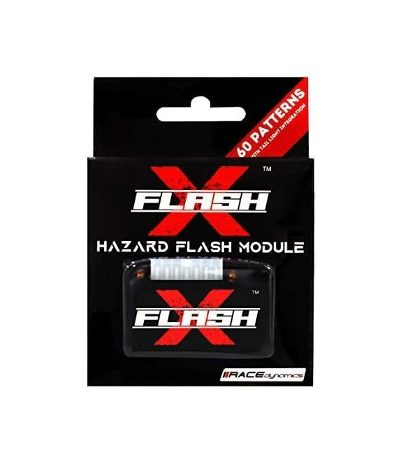 Race Dynamics FlashX Hazard Flash Module, Blinker/Flasher for All Motorcycle & Scooters