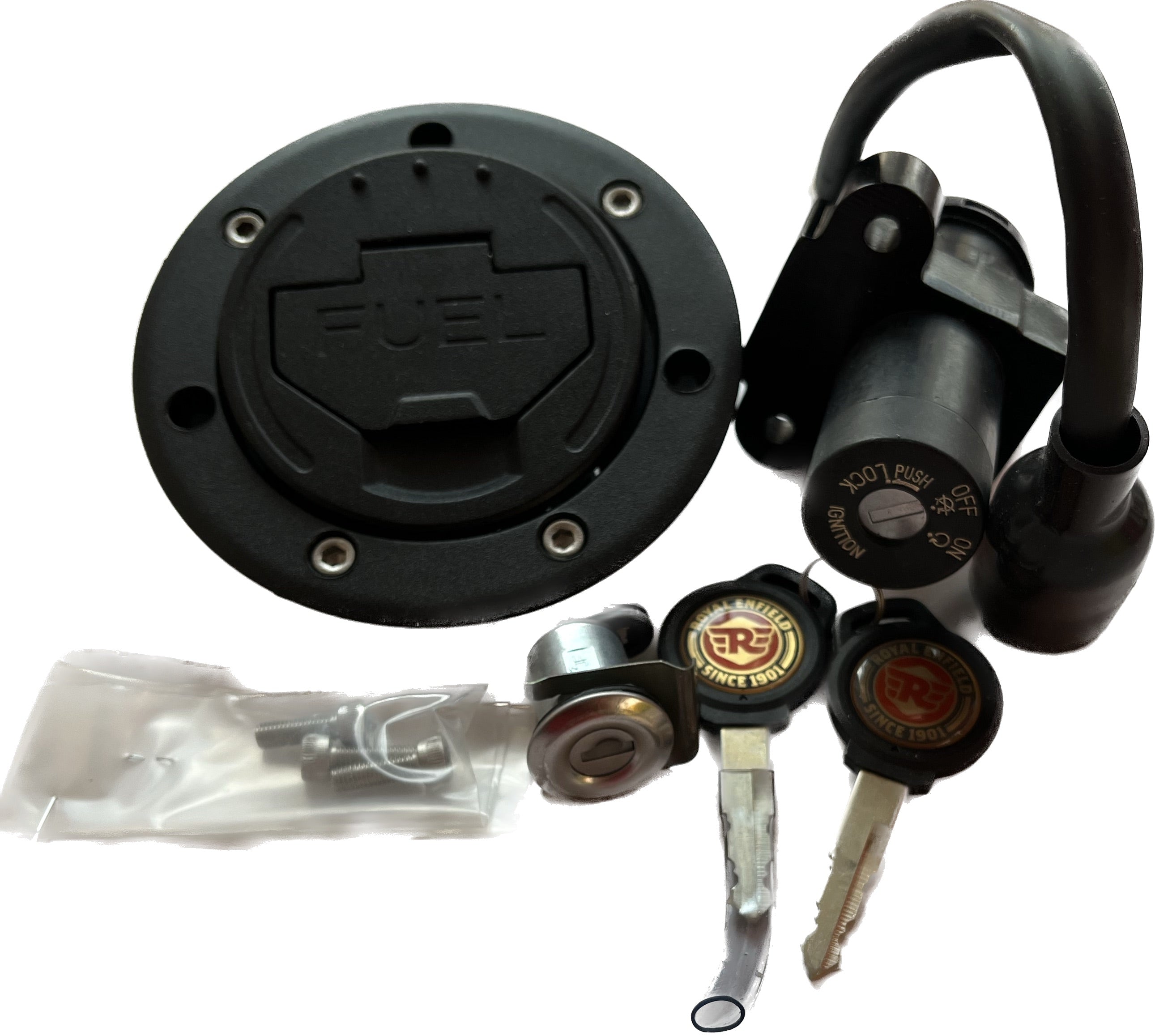 RE Himalayan 411 lock set Royal Enfield SPARIFY