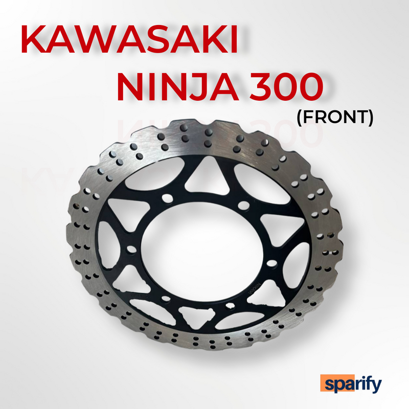 Kawasaki ninja 300 front disc plate by nikavi