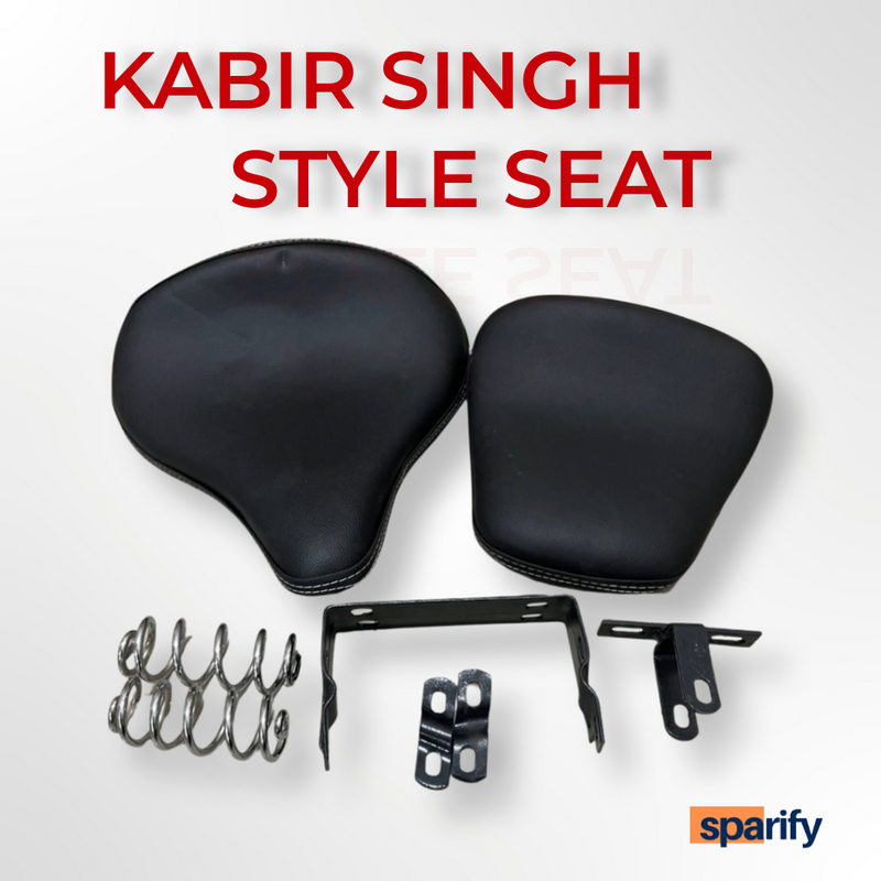Royal Enfield seat ( Kabir singh style)heavy duty