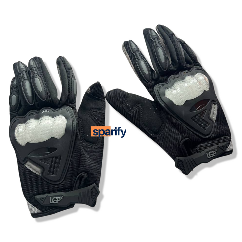 LGP motocross riding gloves | Black (grey)