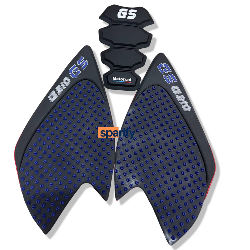 BMW GS 310 TRACTION PAD SET PREMIUM CONTAINS TOP & SIDE TANK GRIP ( set of 3)