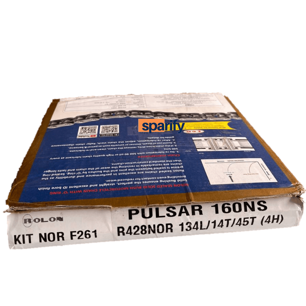 Pulsar ns160 chain 2024 sprocket