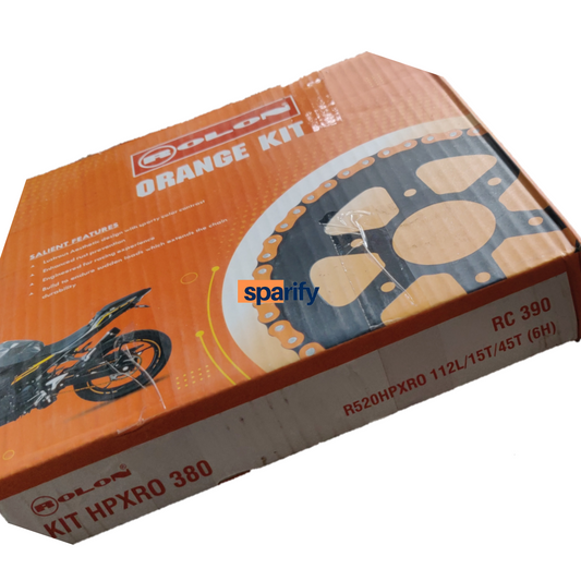 RC/DUKE 390 CHAIN SPROCKET KIT BY ROLON